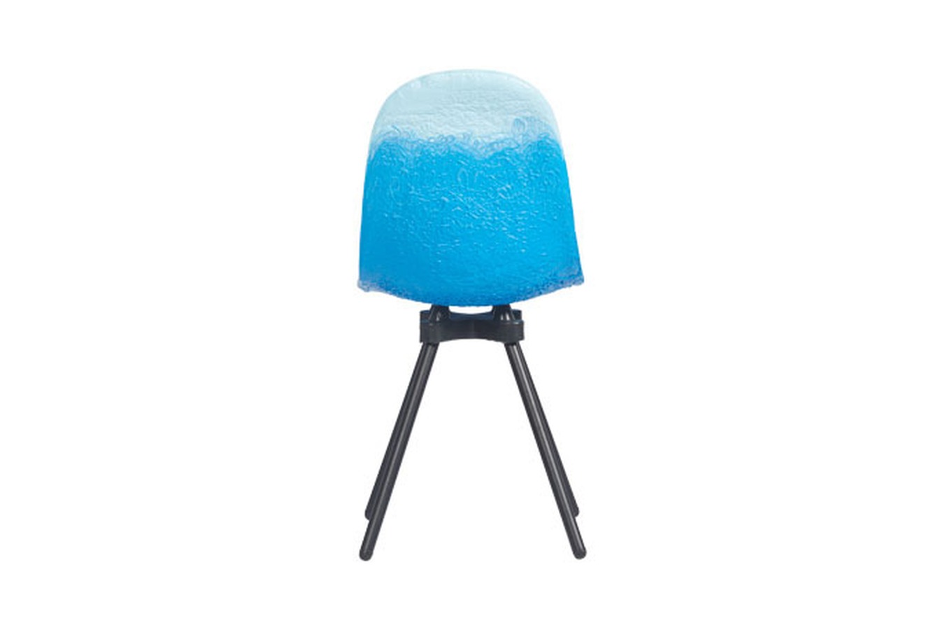 Illustration 2 du produit Chaise Gravêne Métal Bleu-Ciel