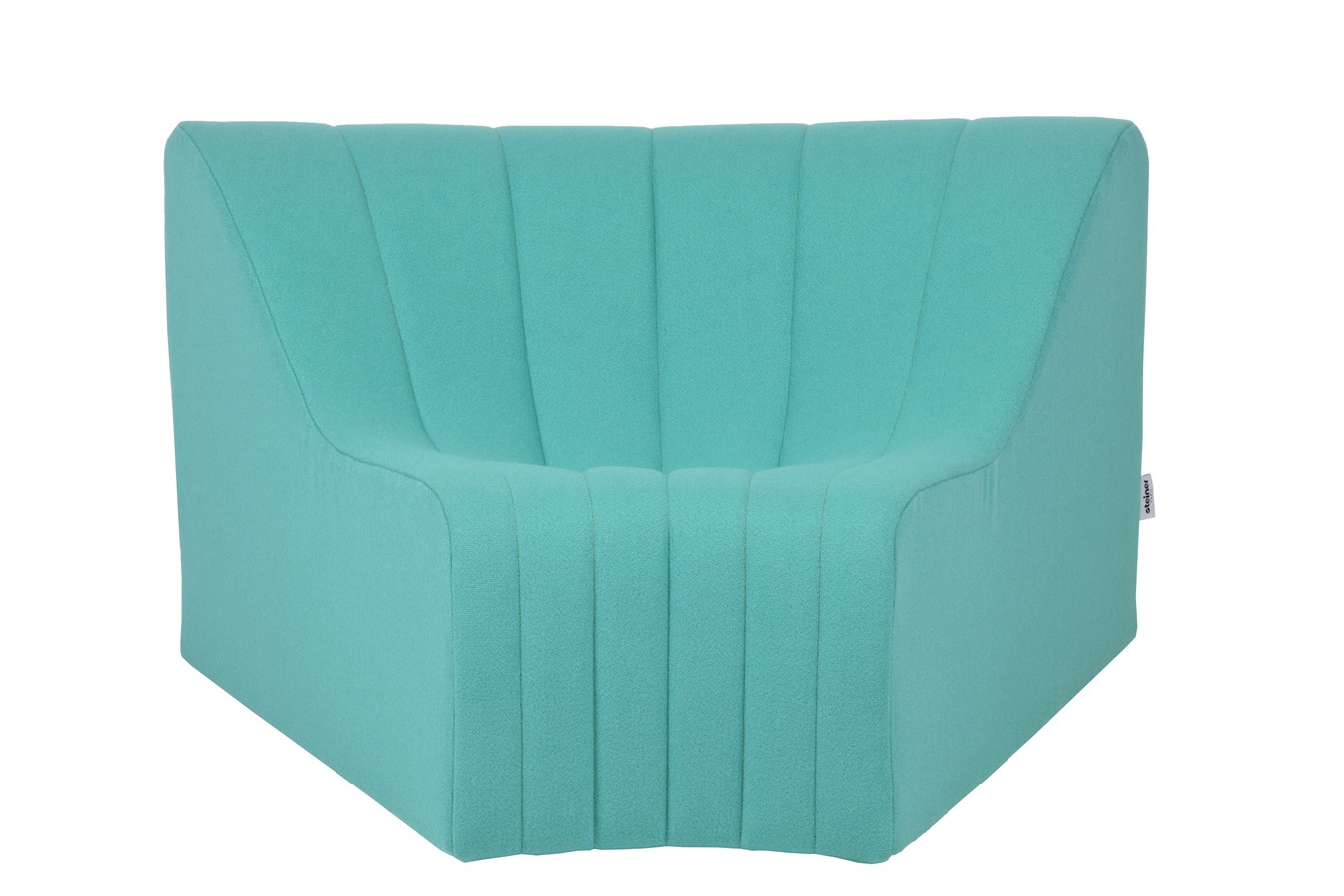 Illustration 1 du produit Chromatique Low Armless Chair Turquoise Lg