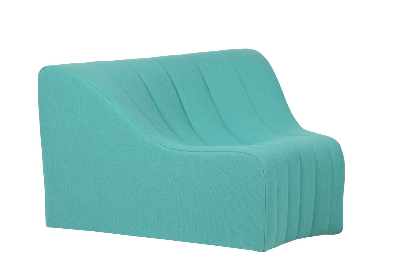 Illustration 2 du produit Chromatique Low Armless Chair Turquoise Lg