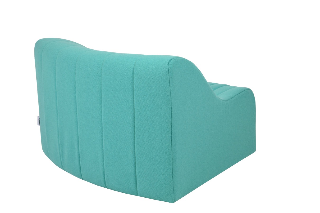 Illustration 3 du produit Chromatique Low Armless Chair Turquoise Lg