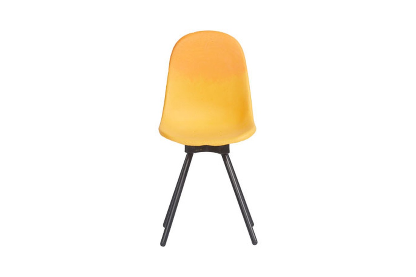 Illustration 1 du produit Chaise Gravêne Métal Citron-Jaune