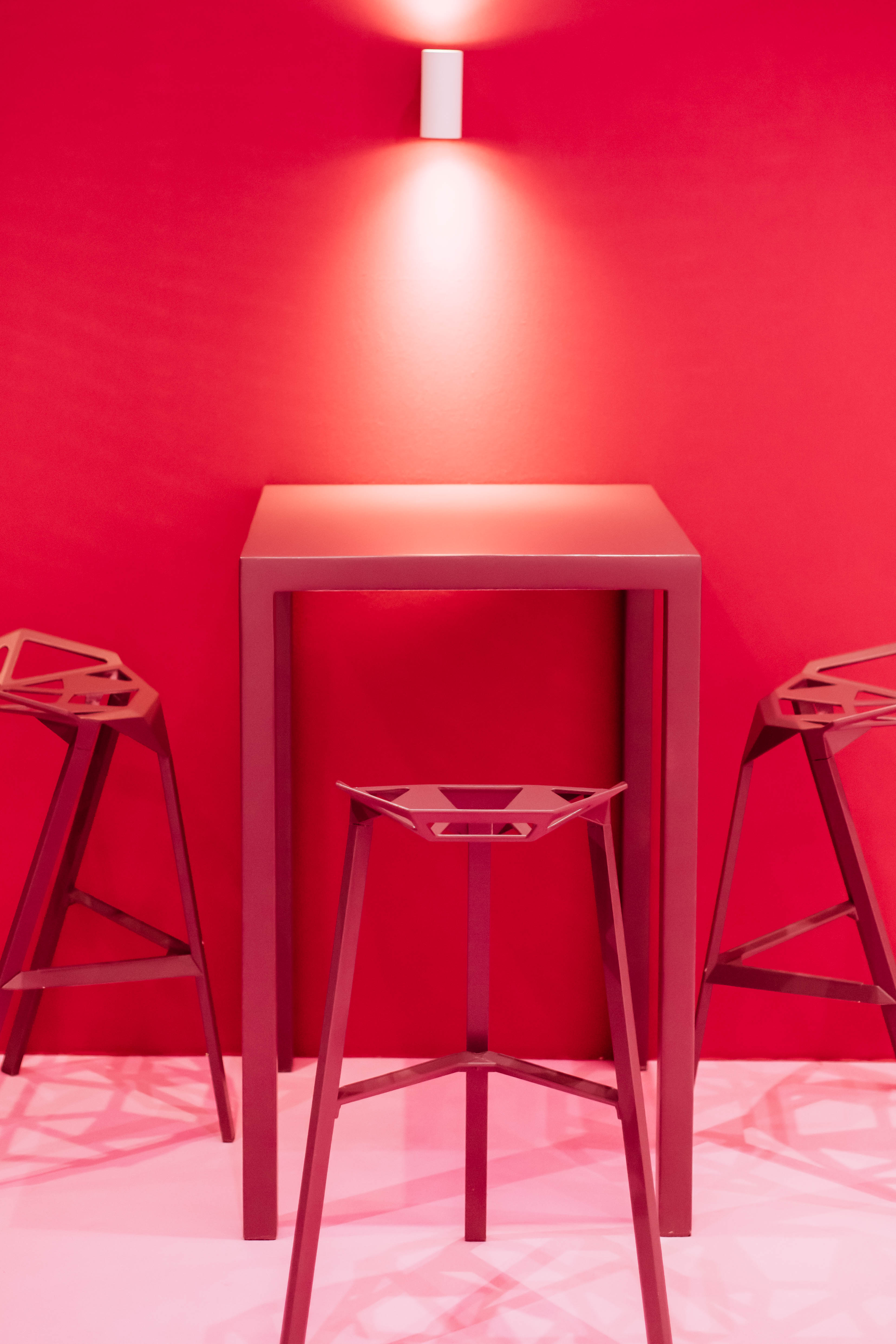 Illustration 8 du produit Tabouret One Rouge