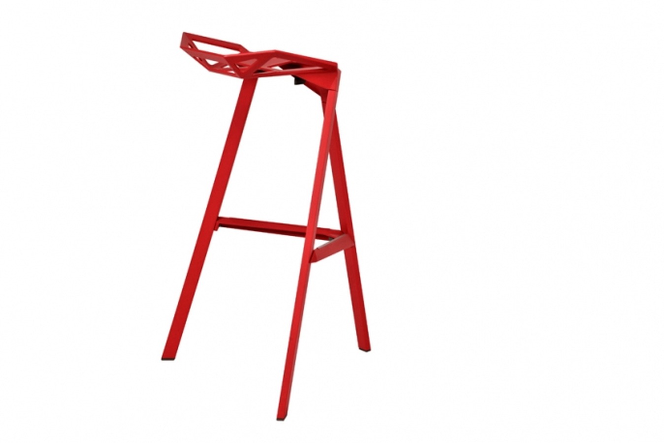 Illustration 4 du produit Tabouret One Rouge