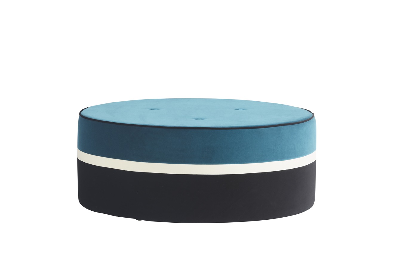 Illustration 1 du produit Pouf Léo bleu GM