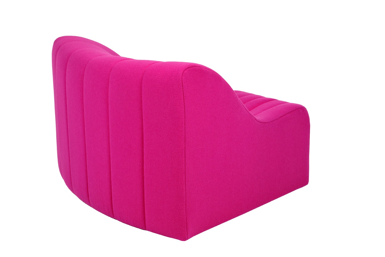 Illustration 3 du produit Chromatique Low Armless Chair Fuchsia Lg