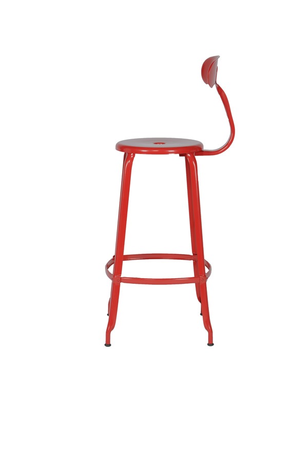 Illustration 3 du produit Tabouret Nicolle Rouge