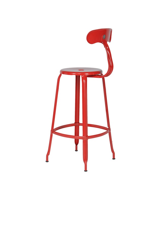 Illustration 2 du produit Tabouret Nicolle Rouge