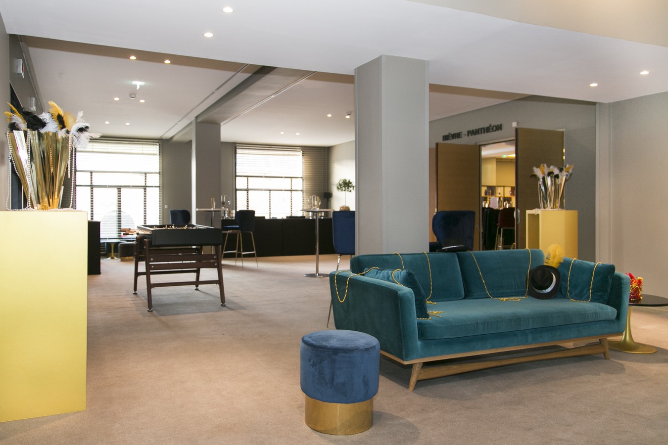 Illustration 9 du produit Fifties Sofa Velvet Duck Blue