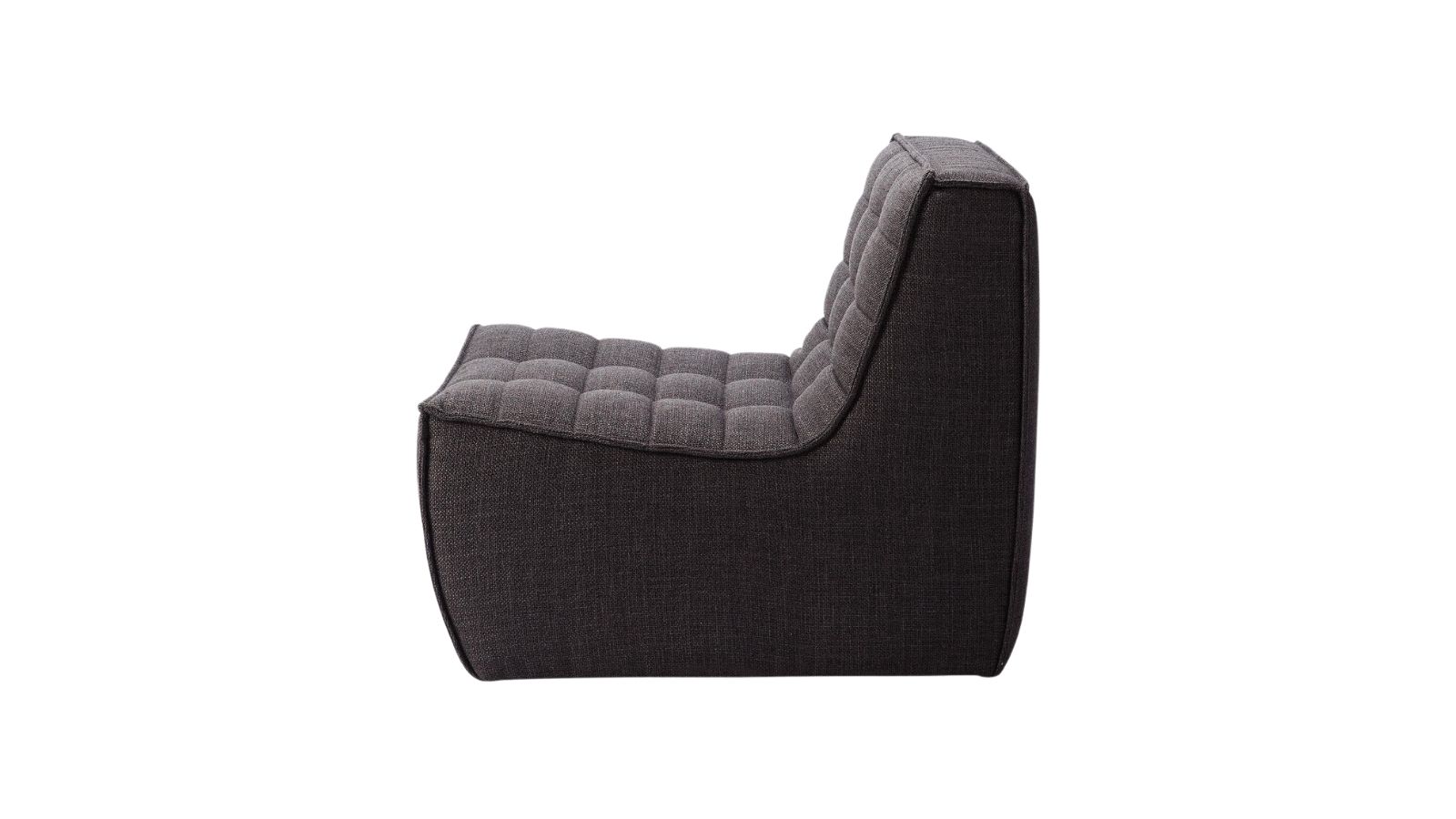 Illustration 1 du produit N701 Low Armless Chair Dark grey