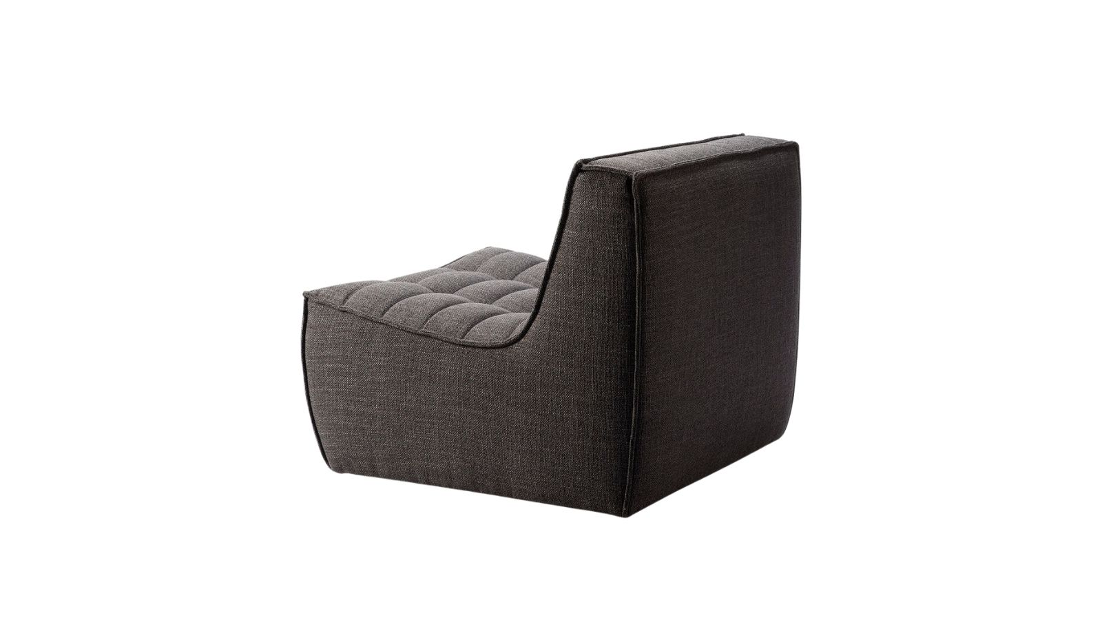 Illustration 2 du produit N701 Low Armless Chair Dark grey
