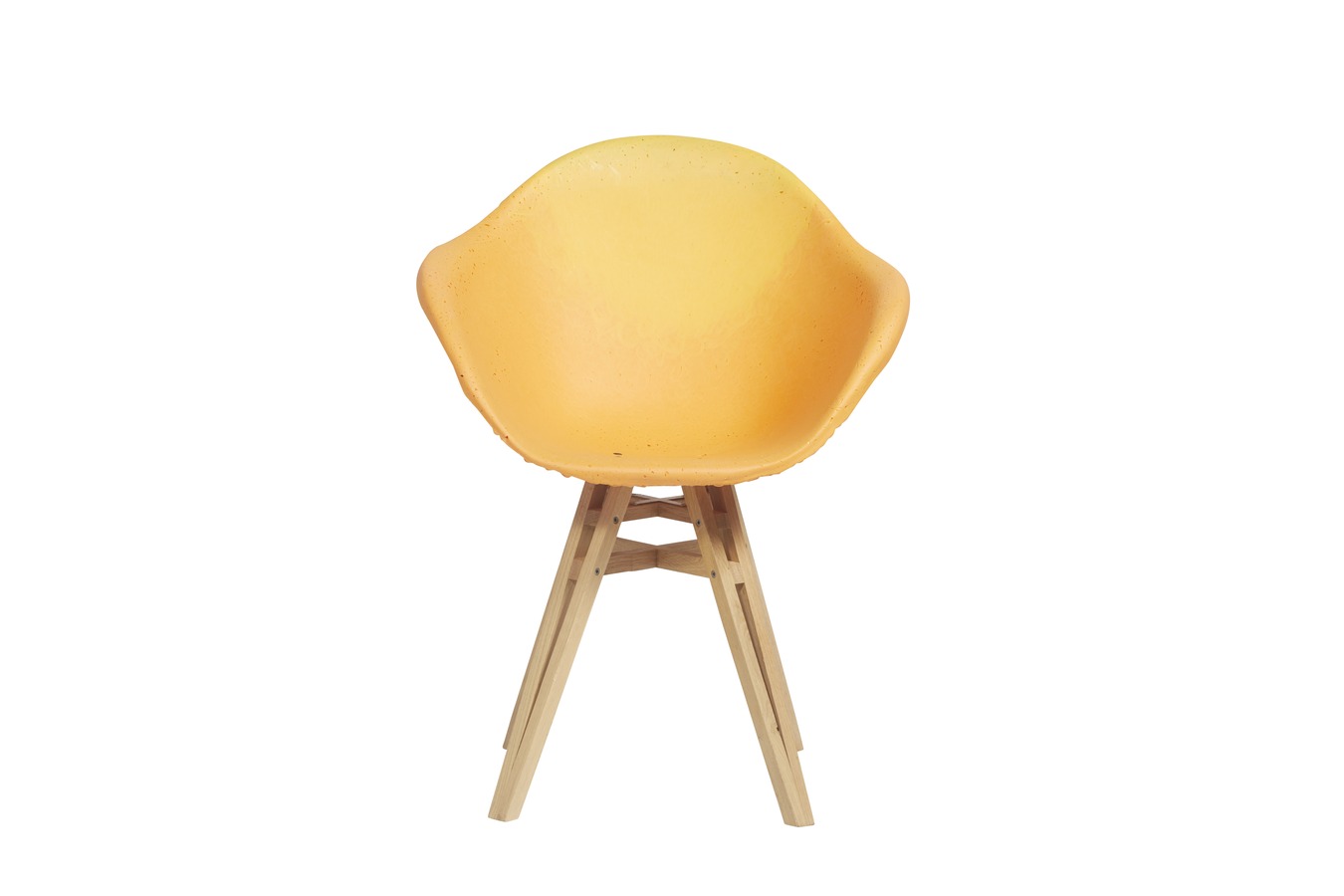 Illustration 1 du produit Fauteuil Gravêne Bois Jaune-Citron