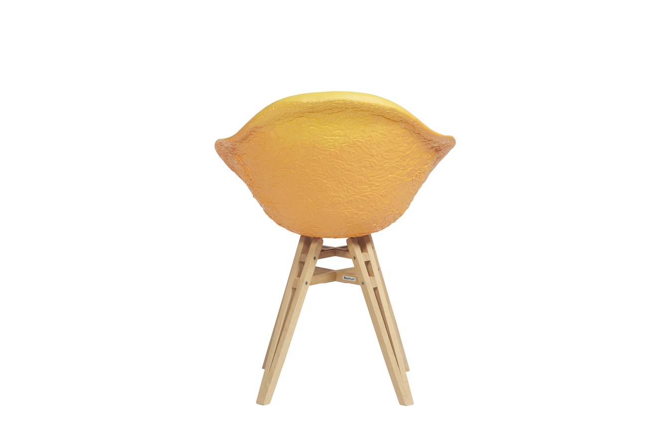 Illustration 4 du produit Fauteuil Gravêne Bois Jaune-Citron