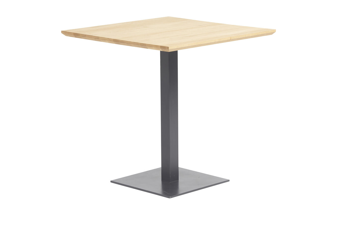 Illustration 1 du produit Chêne Biseauté Pedestal Table Black