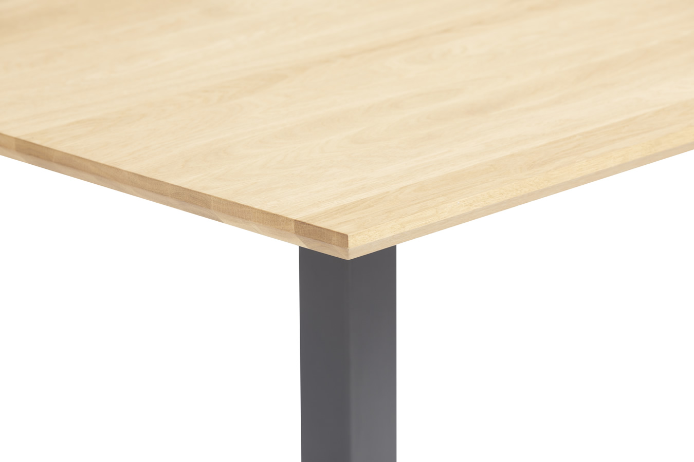 Illustration 3 du produit Chêne Biseauté Pedestal Table Black