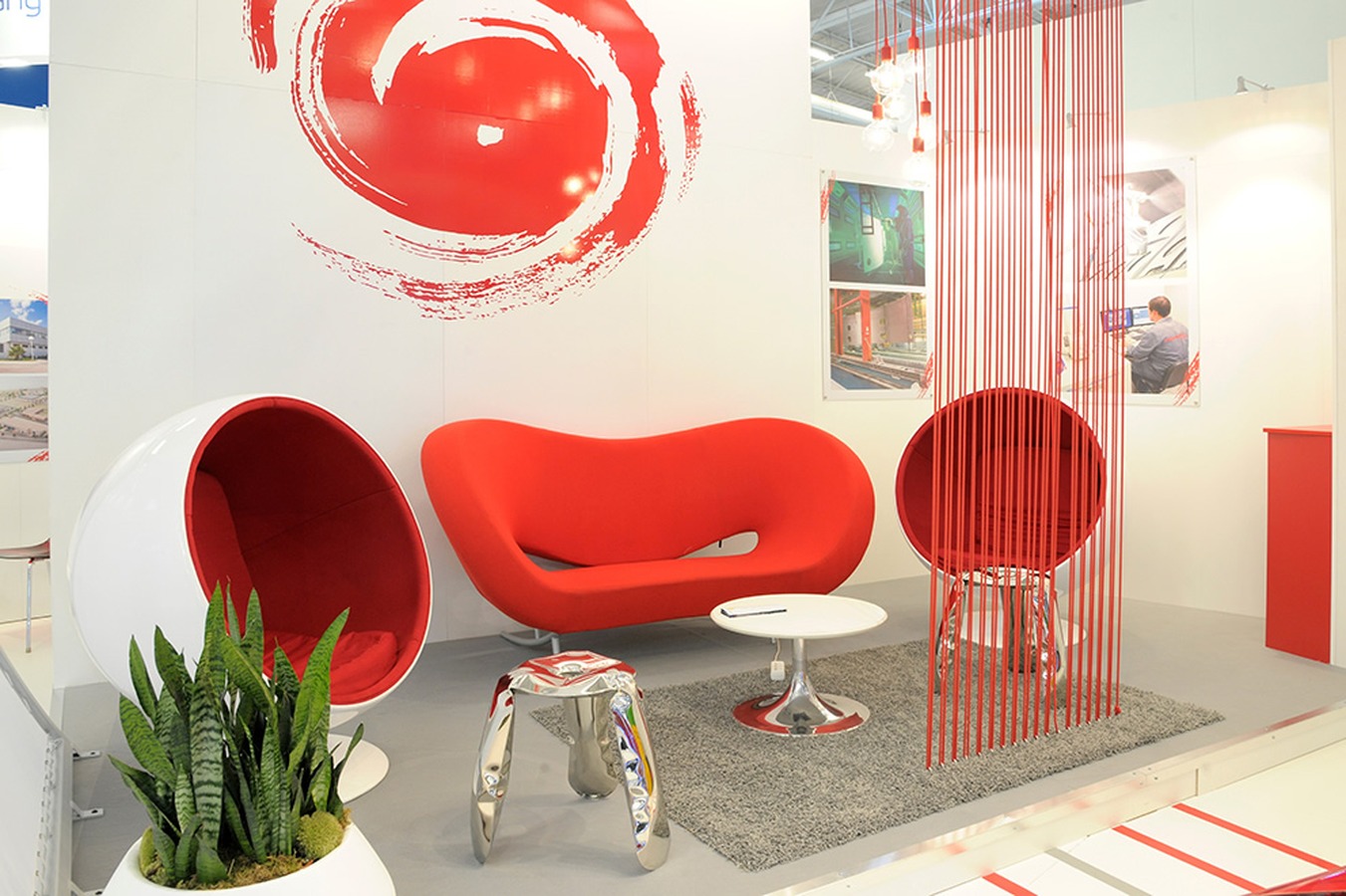 Illustration 5 du produit Fauteuil Ball Rouge