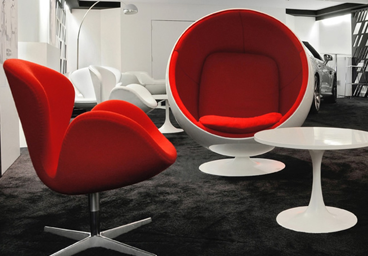 Illustration 6 du produit Fauteuil Ball Rouge