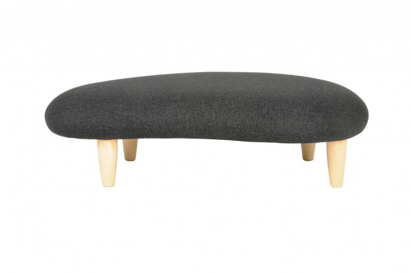 Illustration 2 du produit Pouf Freeform Gris anthracite