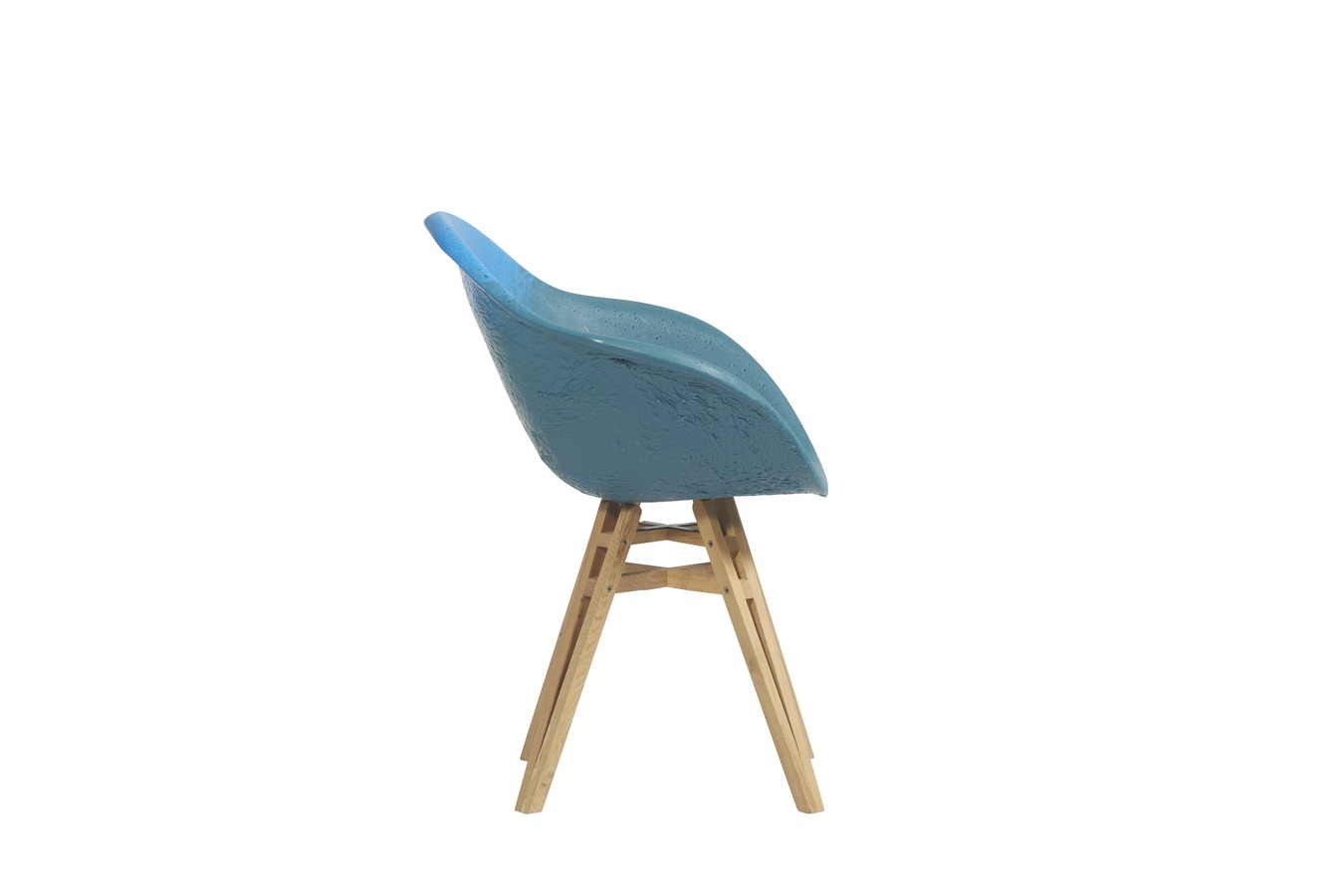 Illustration 2 du produit Fauteuil Gravêne Bois Canard-Bleu