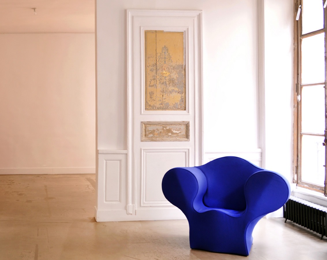 Illustration 5 du produit Fauteuil Soft Big Easy Bleu