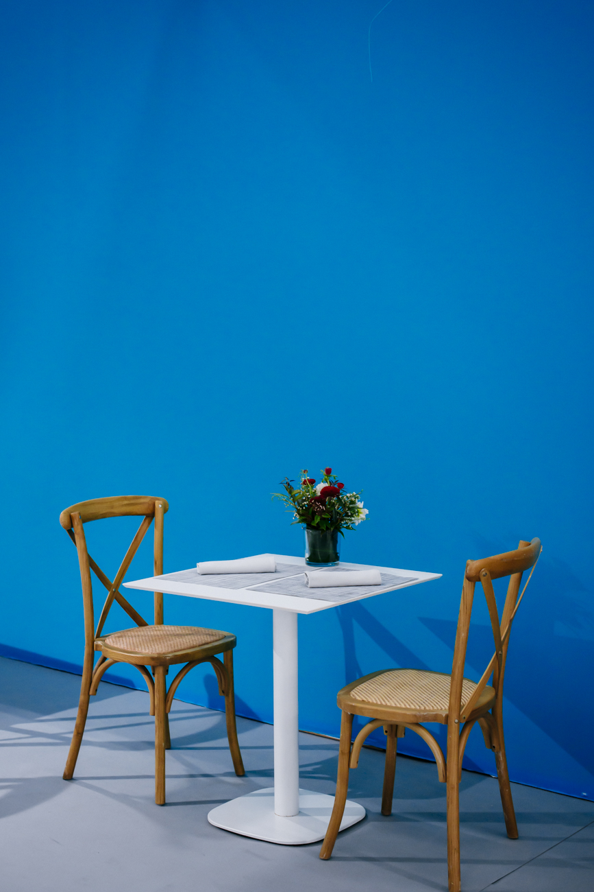 Illustration 1 du produit Marielle Pedestal Table White