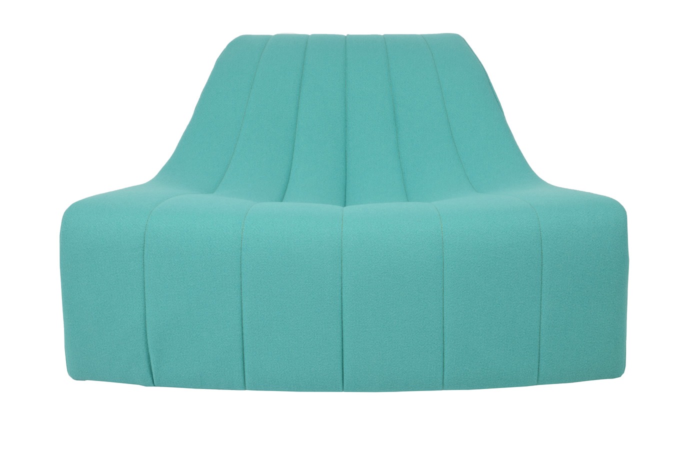 Illustration 1 du produit Chromatique Low Armless Chair Turquoise Sm