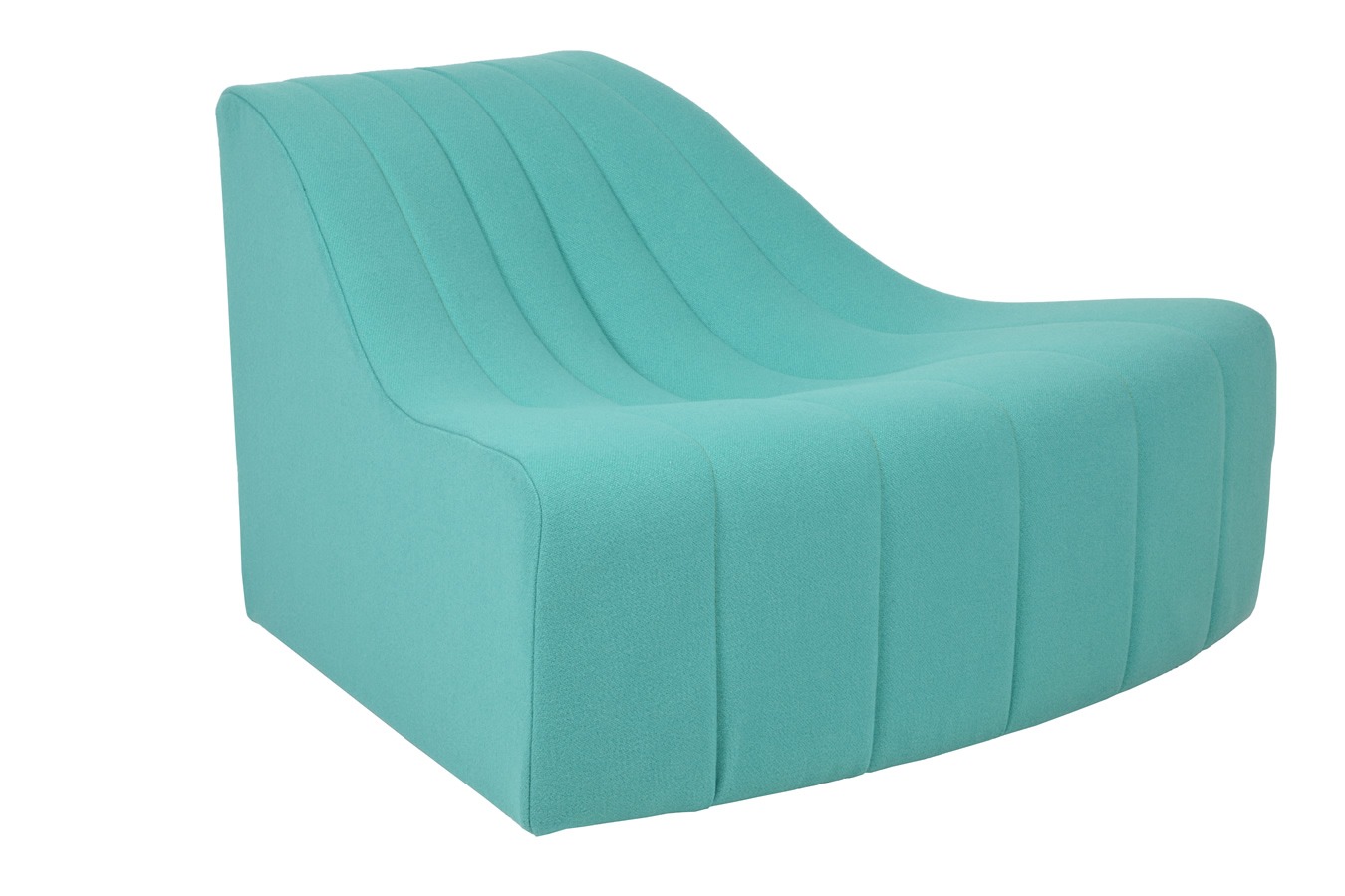 Illustration 2 du produit Chromatique Low Armless Chair Turquoise Sm