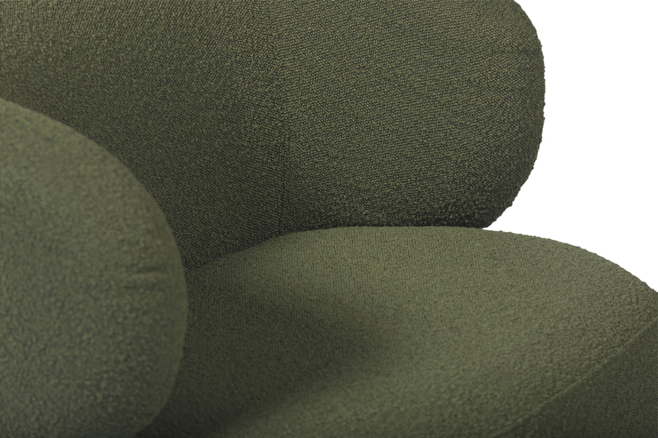 Illustration 3 du produit Fauteuil Giulia Kaki bouclé