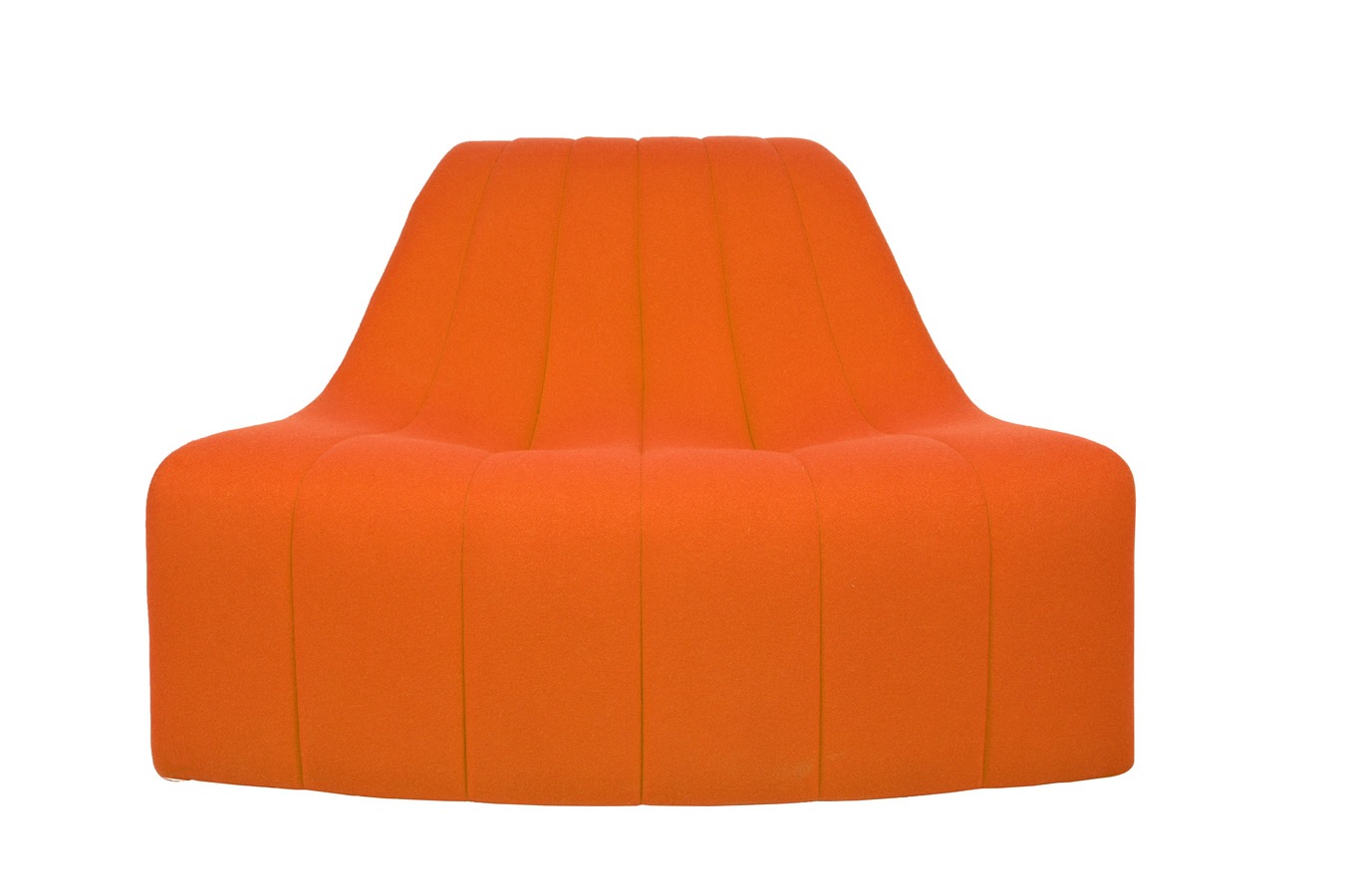 Illustration 1 du produit Chromatique Low Armless Chair Orange Sm