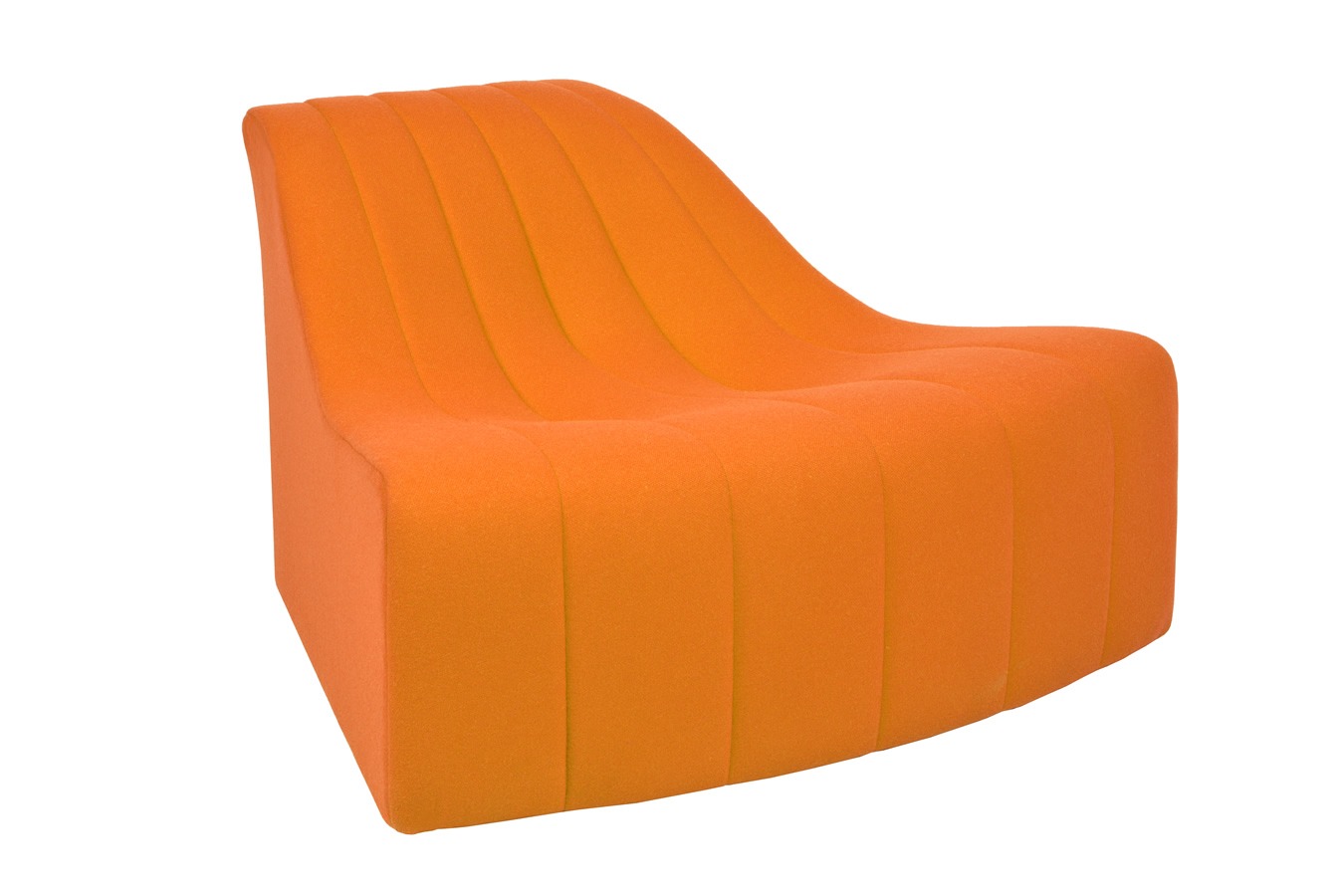 Illustration 2 du produit Chromatique Low Armless Chair Orange Sm