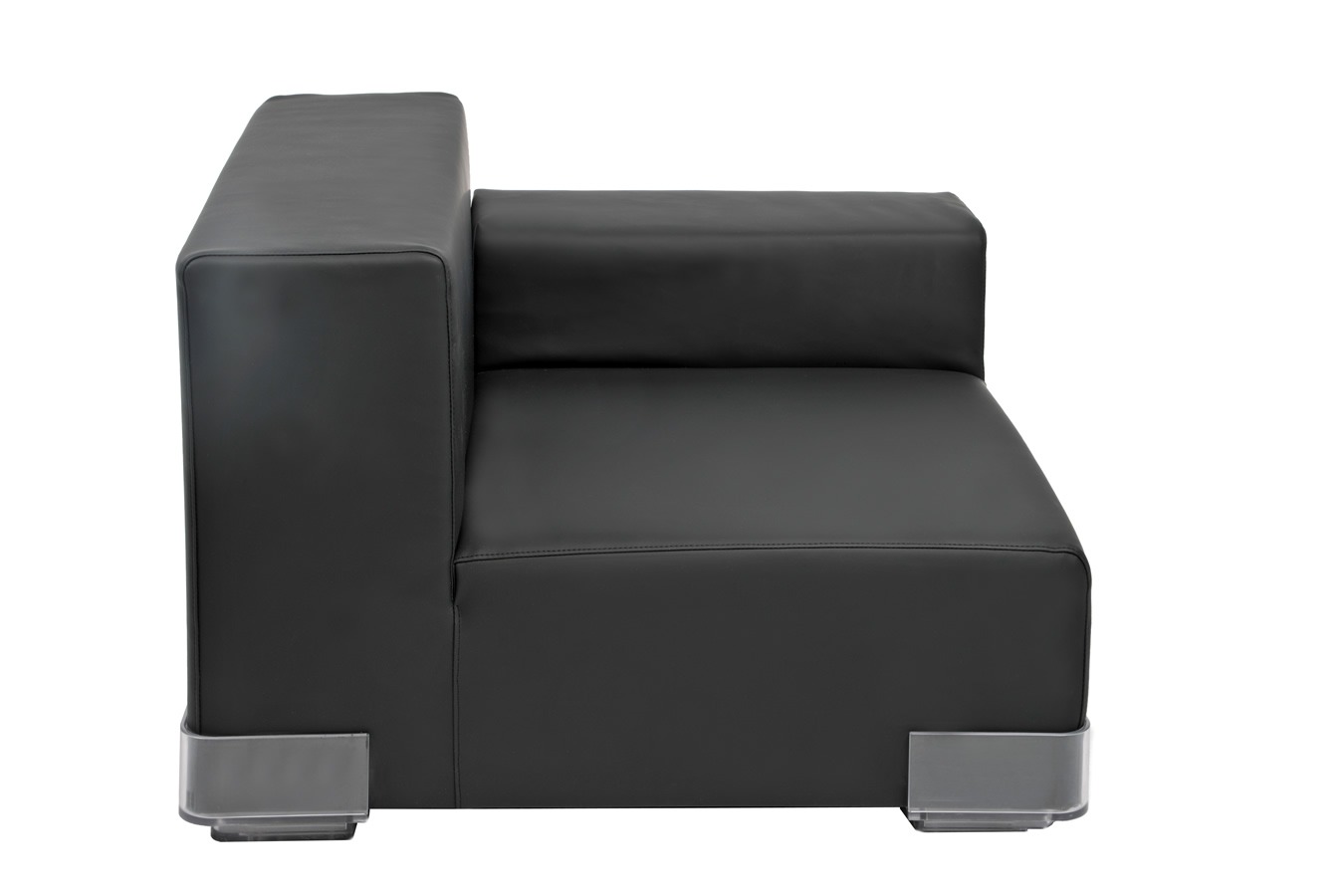 Illustration 3 du produit Plastics Low Armless Chair Right Armrest Black