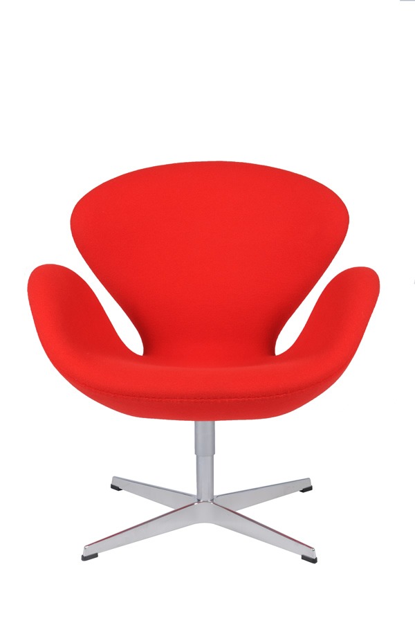 Illustration 1 du produit Swan Armchair Red