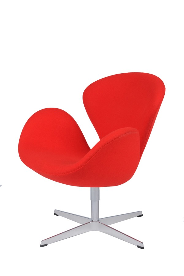 Illustration 2 du produit Swan Armchair Red