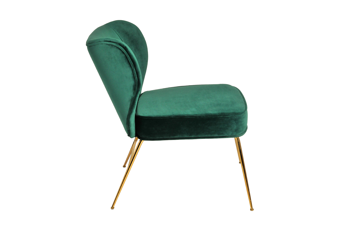 Illustration 2 du produit Wayne Armchair Brass Leg Green