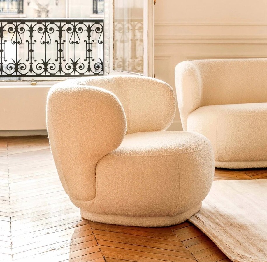 Illustration 5 du produit Giulia Armchair Ecru Curly