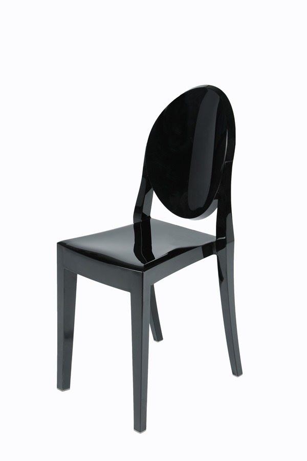 Illustration 1 du produit Victoria Ghost Chair Black