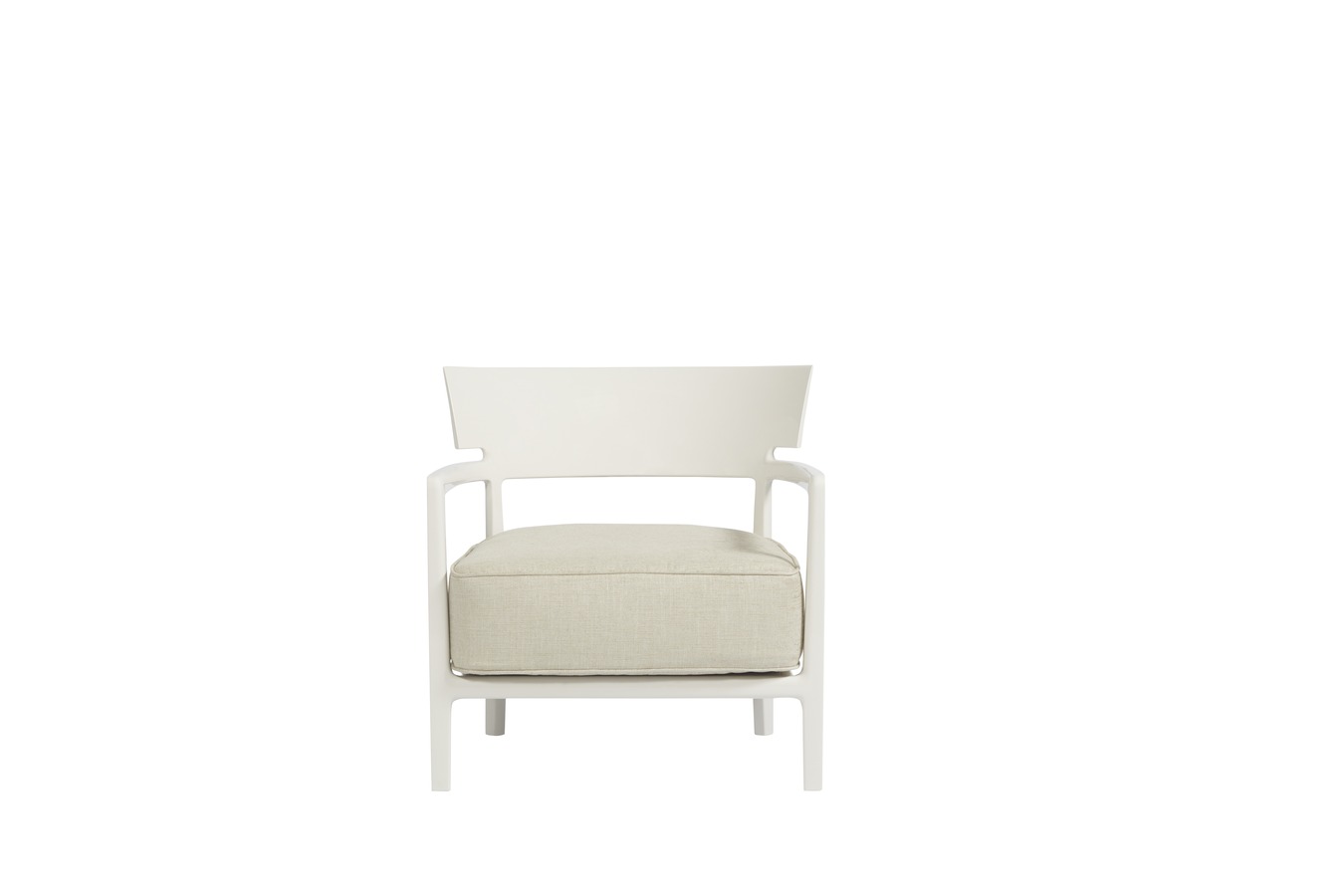 Illustration 1 du produit Cara Armchair White & Beige