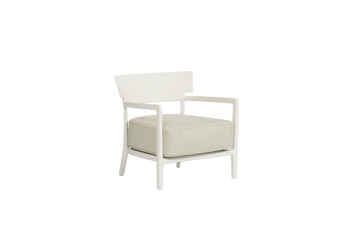 Illustration 2 du produit Cara Armchair White & Beige