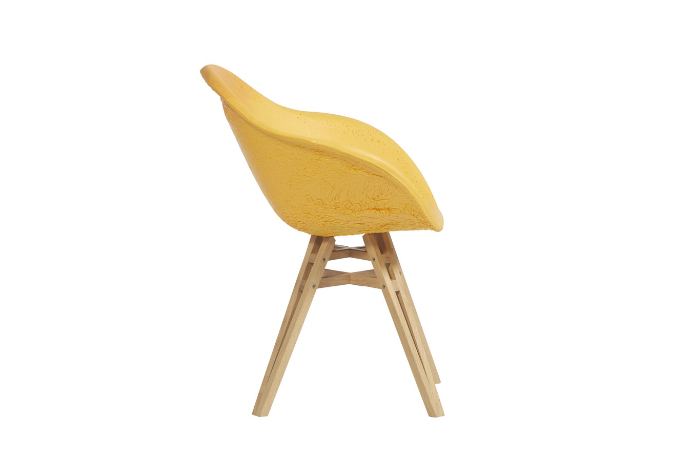 Illustration 2 du produit Fauteuil Gravêne Bois Citron-Jaune