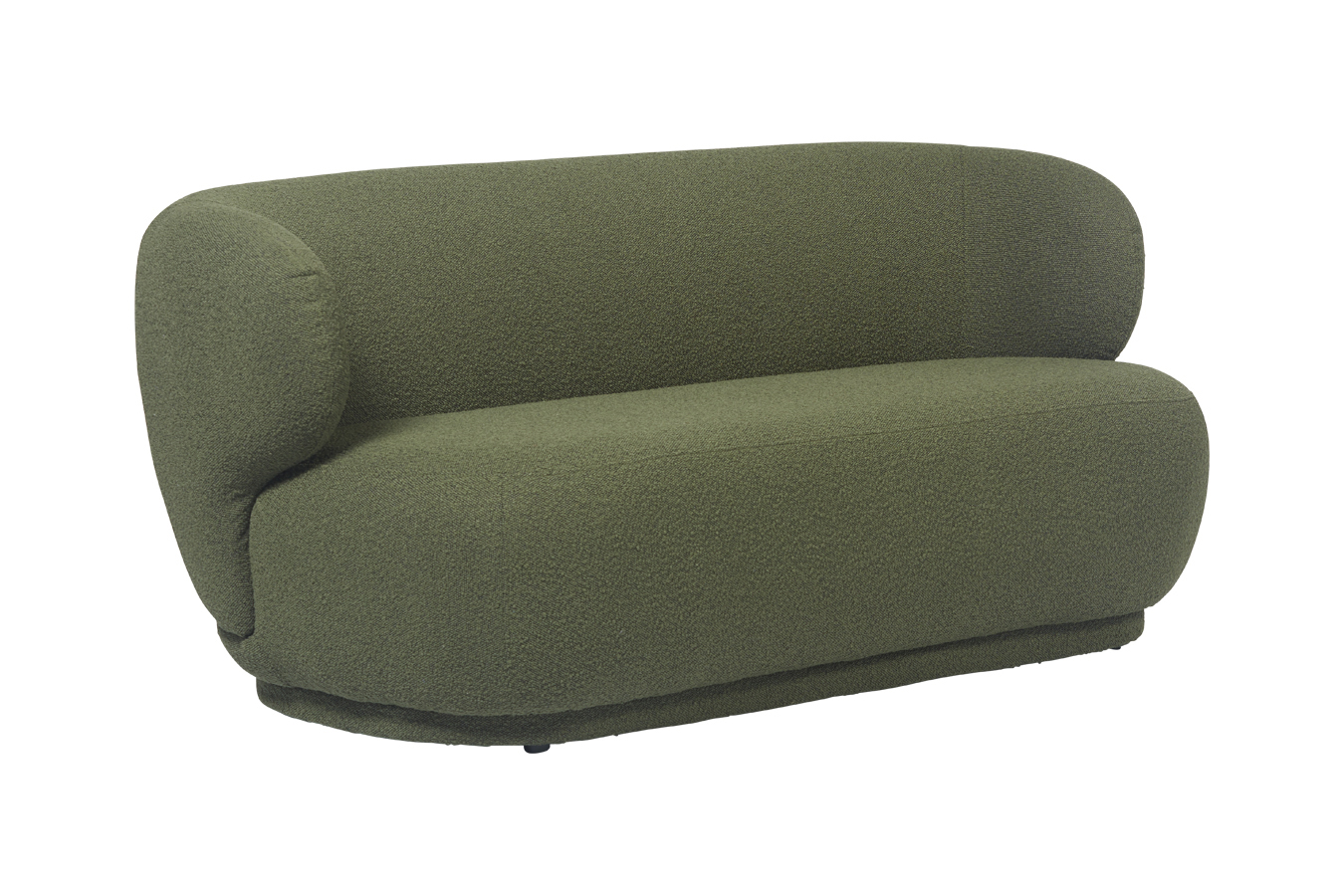 Illustration 2 du produit Giulia Sofa 2 Seater Kaki Curly