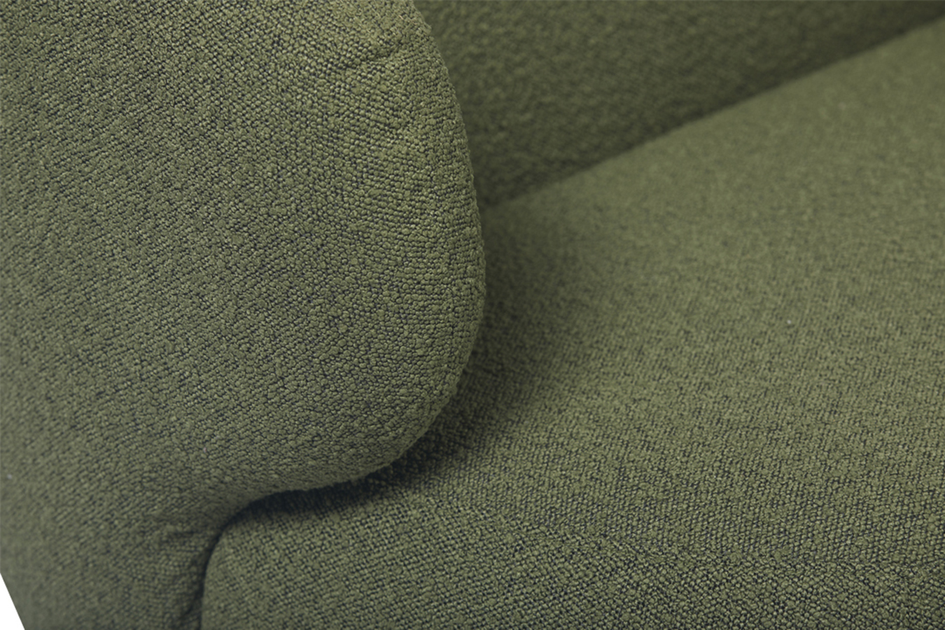 Illustration 3 du produit Giulia Sofa 2 Seater Kaki Curly