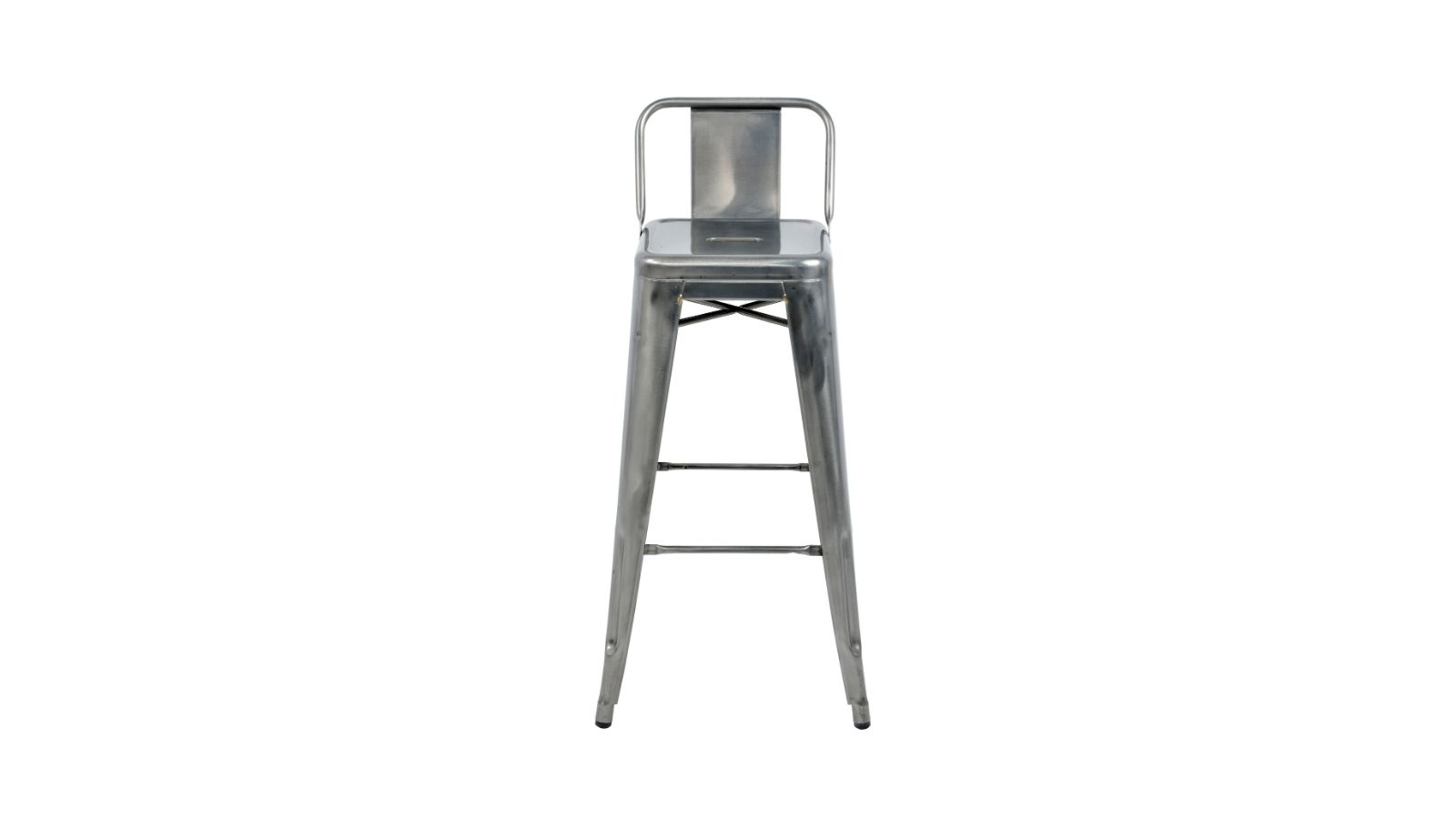 Illustration 1 du produit Tolix Stool with back Brut