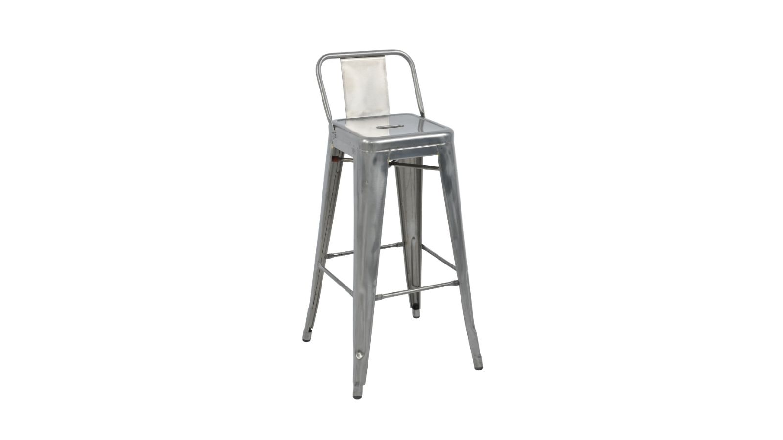 Illustration 2 du produit Tolix Stool with back Brut