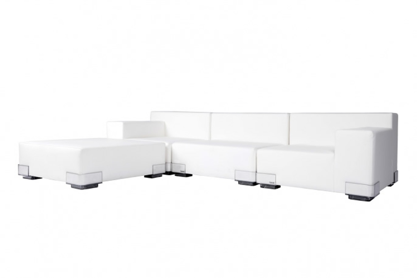 Illustration 6 du produit Plastics Low Armless Chair White