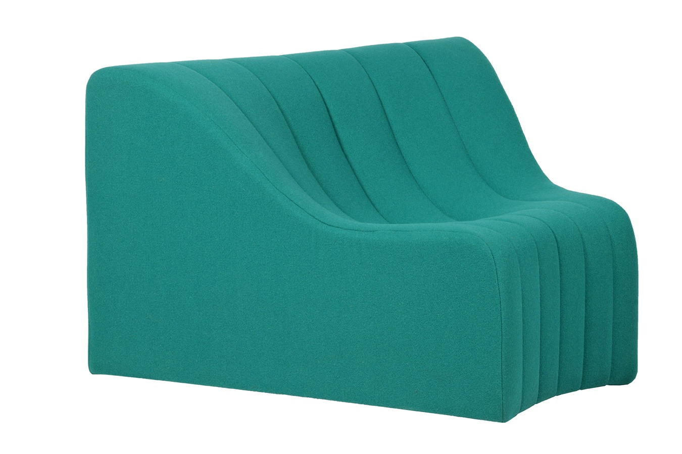 Illustration 2 du produit Chromatique Low Armless Chair Emerald Green Lg