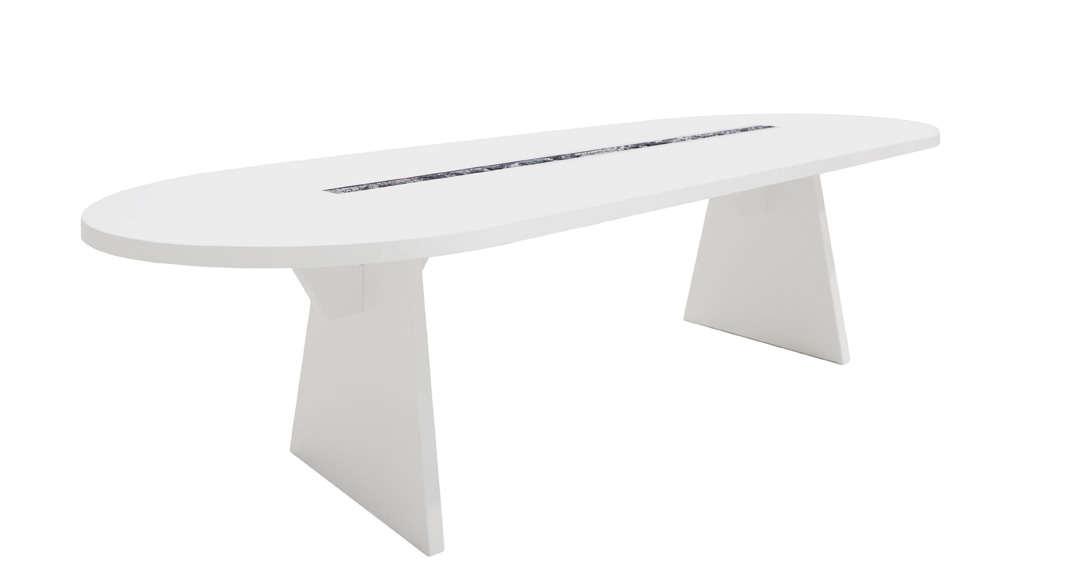 Illustration 1 du produit Oval Galère High Table