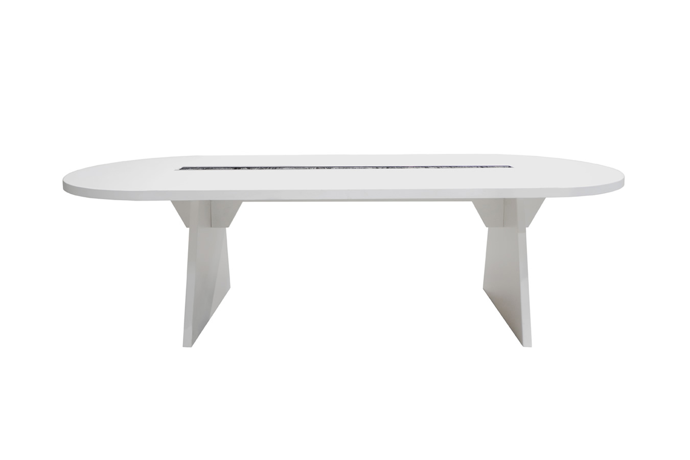 Illustration 2 du produit Oval Galère High Table