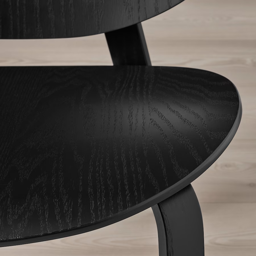 Illustration 3 du produit Helga Low Armless Chair Black