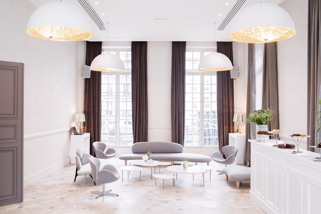 Illustration 3 du produit Fauteuil Swan Gris