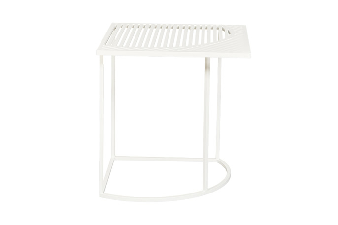 Illustration 1 du produit Iso Square Sofa End Table White