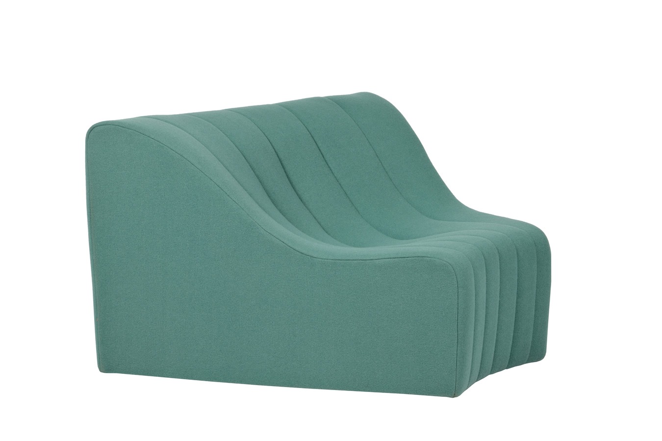 Illustration 2 du produit Chromatique Low Armless Chair Celadon Green Lg